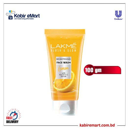 Lakme Blush & Glow Brightening Face Wash Lemon 100g