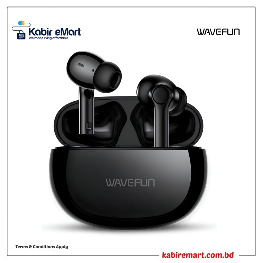 Wavefun Star Wireless Earbuds - Black