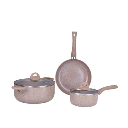 Gazi Non-Stick Cookware Set - FE 2207-5C