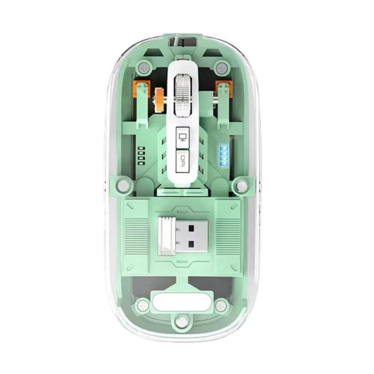 PC Power PGM-P4 Transparent Dual Mode Wireless Mouse