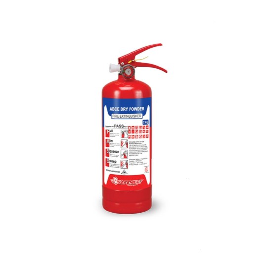 Safemet Fire Extinguisher ABC Dry Powder 2kg