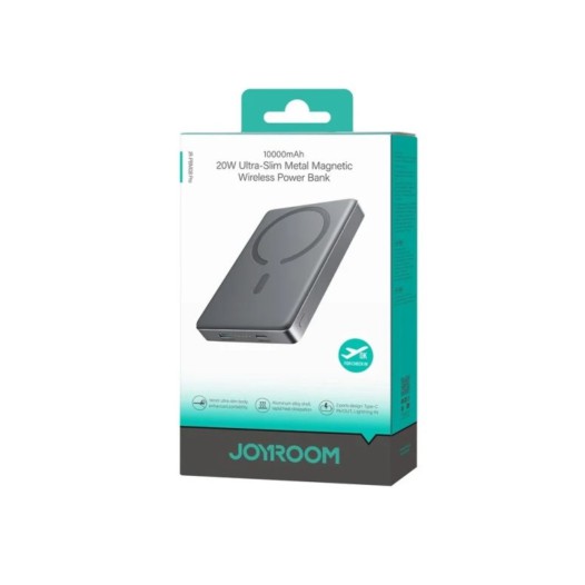 JOYROOM JR-PBM08Pro 20W Metal Magnetic Wireless Power Bank 10000mAh