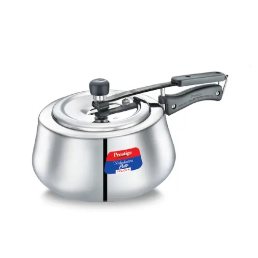 Prestige Nakshatra Cute Svachh Stainless Steel Spillage Control Pressure Cooker (Silver)