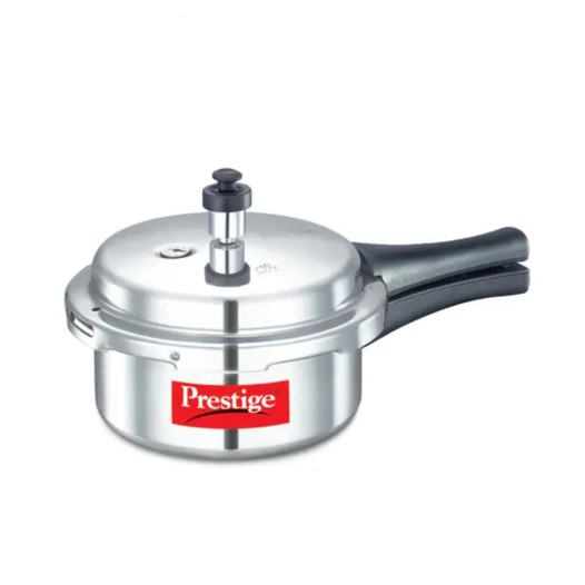 Prestige Popular Virgin Aluminium Pressure Cooker, (Silver)