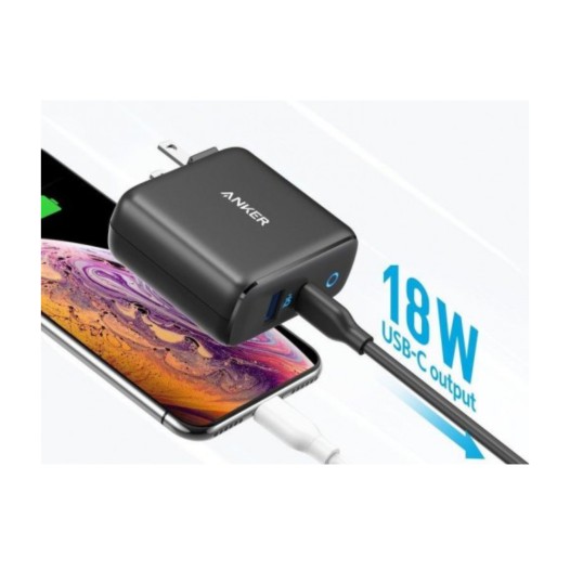 Anker Power Port PD+ 2 USB-C Wall Charger with LED Indicator (A2626KD1)