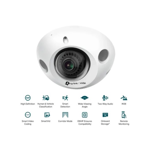 TP-Link VIGI C230I Mini 3MP IR Audio Dome IP Camera