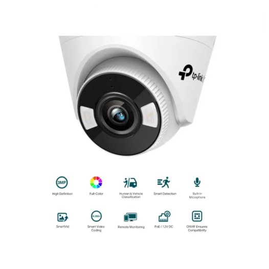 TP-Link VIGI C440 4MP 4mm Lens Full-Color Audio Turret IP Camera