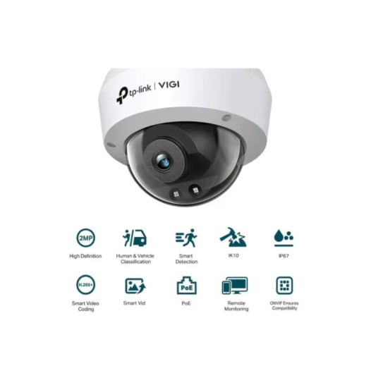 TP-Link VIGI C240 4MP 4mm Lens Full-Color Dome IP Camera