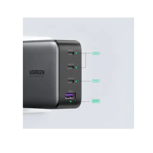 Ugreen CD226 100W 3 Port USB-C & 1 Port USB PD GaN Wall Charger Adapter #40747