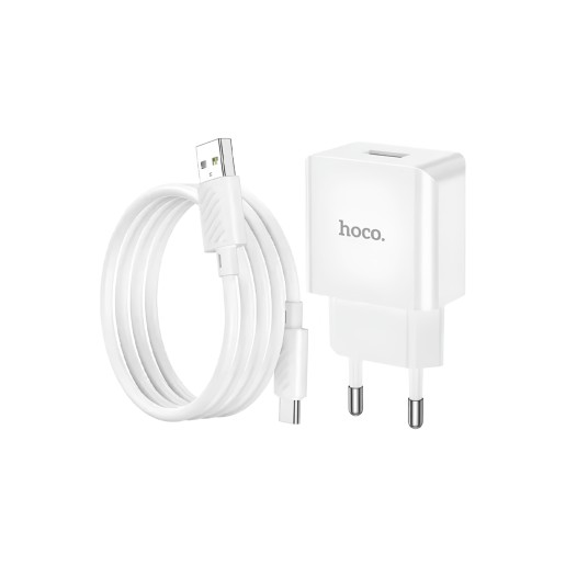 Hoco C106A Leisure 10W USB Charger With Type-C Cable