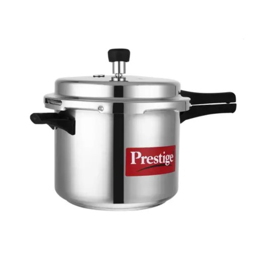 Prestige Popular Aluminum Straight Wall Outer Lid Pressure Cooker Combo, (2 + 3 + 5 Littres)