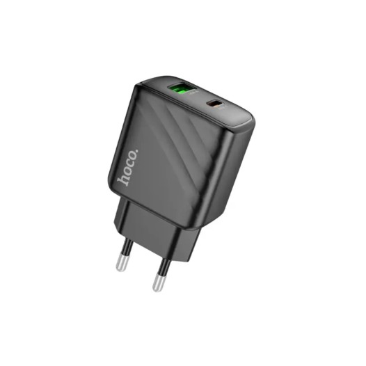 Hoco CS23A 30W Dual Port Wall Charger with Type-C to IP Cable