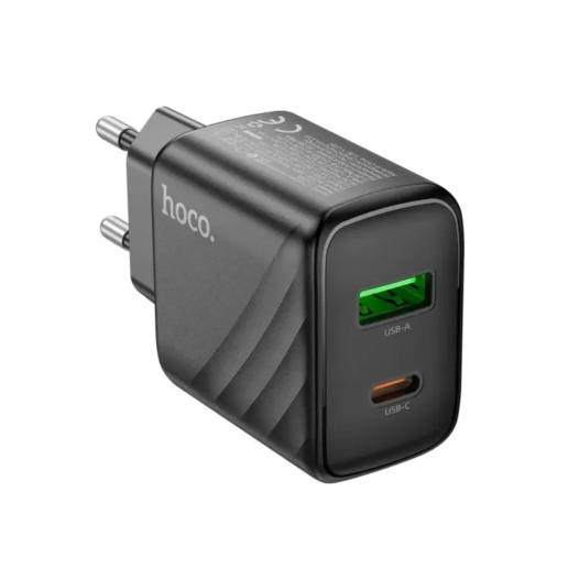 Hoco CS23A 30W Dual Port Wall Charger with Type-C to IP Cable