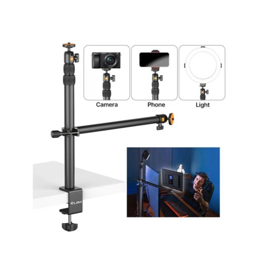 Ulanzi VIJIM-LS02 Camera Desk Mount Stand With Auxiliary Holding Arm