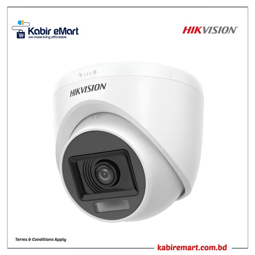 Hikvision DS-2CE76D0T-EXLPF (2.8mm) 2MP Smart Hybrid Light Dome CC Camera