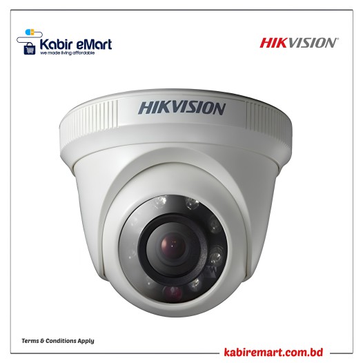 Hikvision DS-2CE56D0T-IRPF 2 MP Indoor Fixed Turret Dome Camera