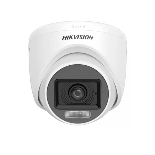 Hikvision DS-2CE76D0T-LPFS 2MP Dual Light Audio Fixed Turret Camera