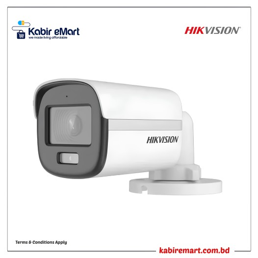 Hikvision DS-2CE10DF0T-FS 2MP Colorful Audio Fixed Mini Bullet Camera