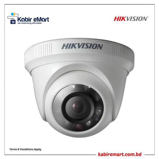 Hikvision DS-2CE56C0T-IRPF HD 720p Indoor IR Turret Camera