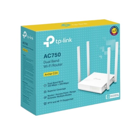 TP-Link Archer C24 AC750 Dual-Band WiFi Router