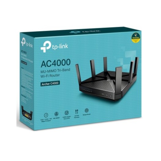 TP-Link Archer C4000 MU-MIMO Tri-Band Wi-Fi Router