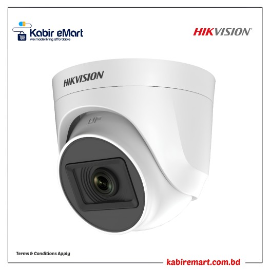 Hikvision DS-2CE76H0T-ITPFS 5 MP Audio Indoor Fixed Turret Camera