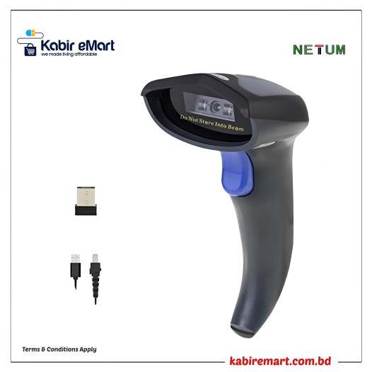 NETUM W6 2.4GHz Wireless Barcode Scanner