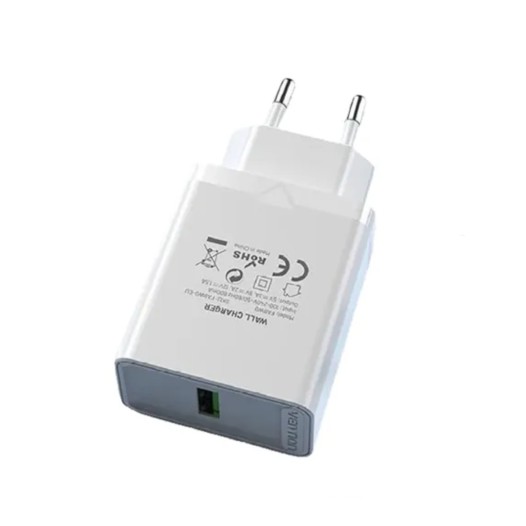 Vention FABW0-EU 1-Port USB 18W EU-Plug Wall Charger Adapter