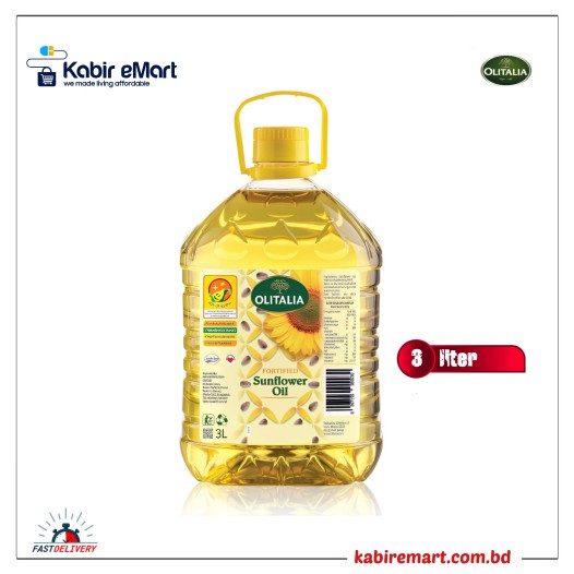 OLITALIA SUNFLOWER OIL-3 LTR