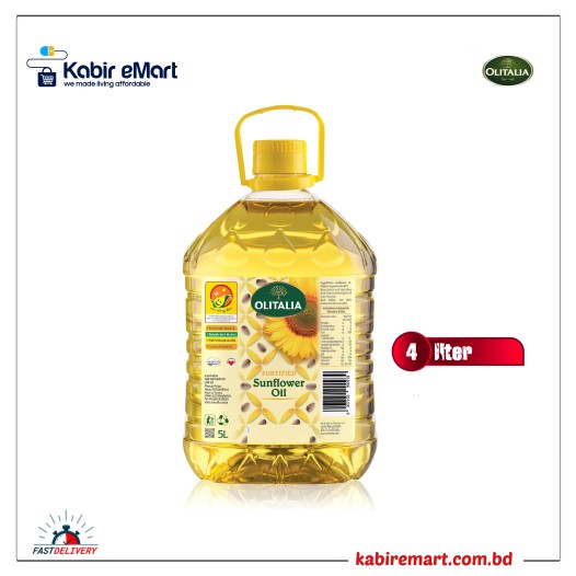 OLITALIA SUNFLOWER OIL-5 LTR