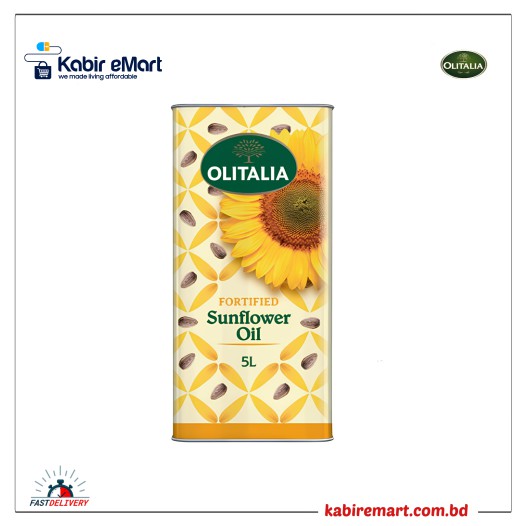 OLITALIA SUNFLOWER OIL-5 LTR Tin