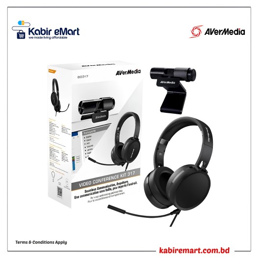 AVerMedia BO317 Camera & Headphone Video Conference Kit