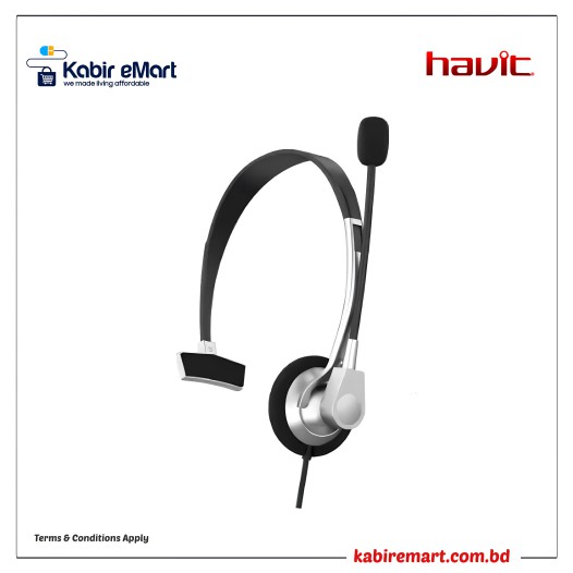 Havit H204D Double Plug Stereo Headphone