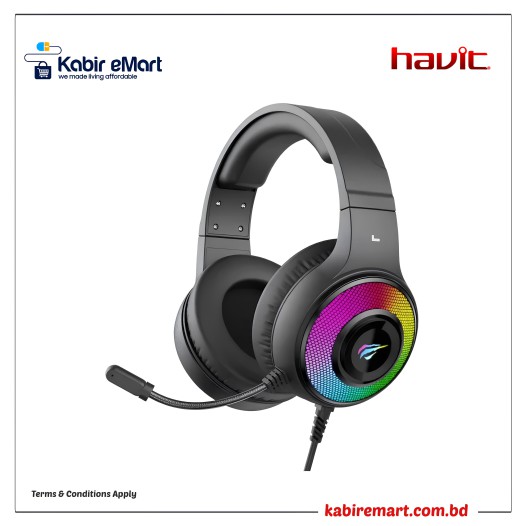 Havit Gamenote H2042d RGB Wired Gaming Headphone