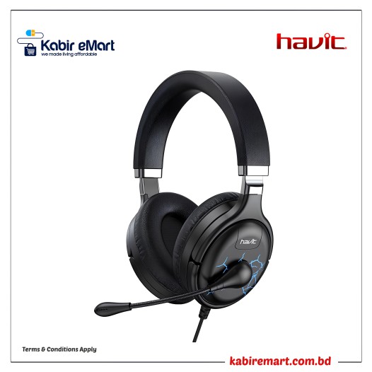 Havit H214U Wired LED USB Headset With Mic