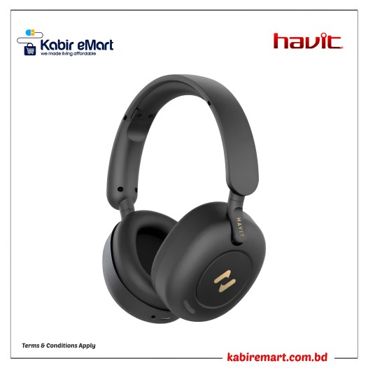 Havit H655BT Pro Hybrid Active Noise Cancellation Bluetooth Headphone