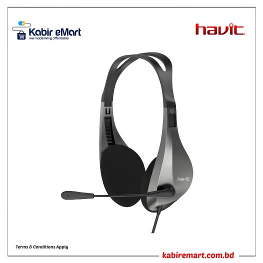 Havit H205D Double Plug Stereo Headphone