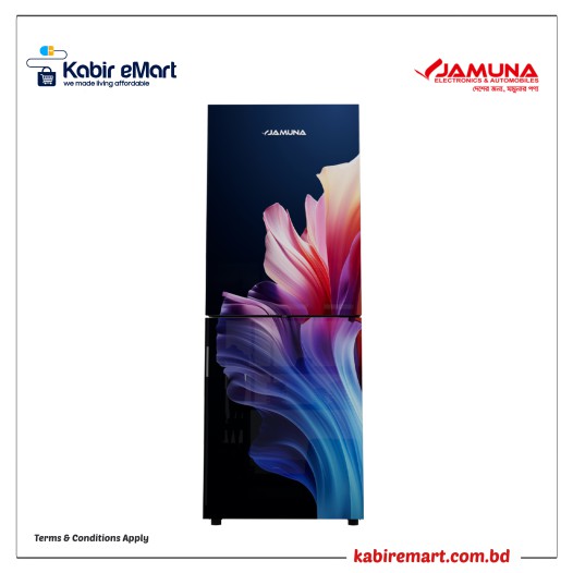 JE6-BM3J8QD Blue Hibiscus jamuna Refrigerator