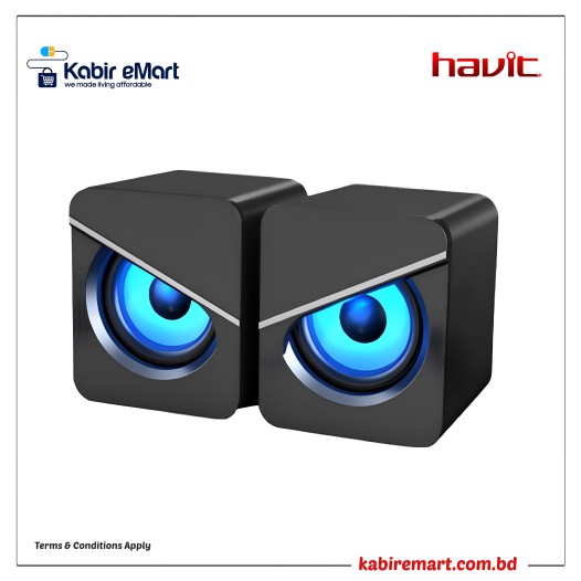 Havit SK717 USB Stereo Speaker with LED Backlit