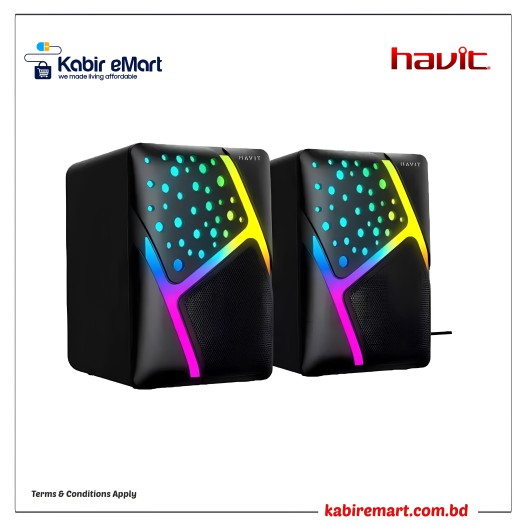 Havit SK763 2.0 RGB Gaming USB Speaker