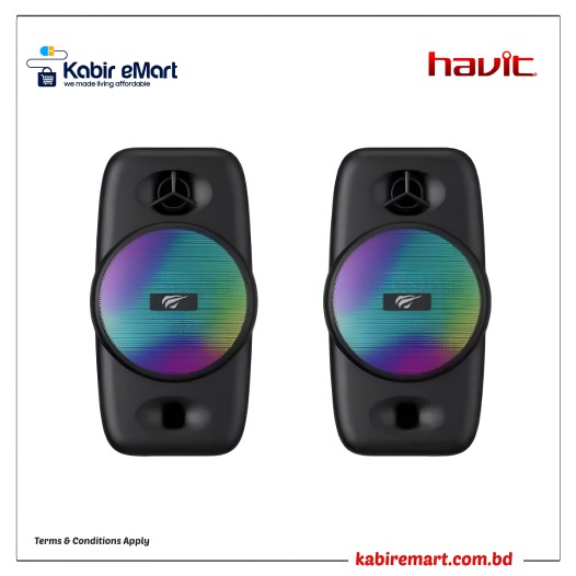 Havit Game note SK213 2.0 RGB Stereo Gaming Speaker