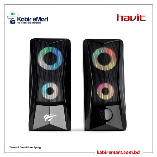 Havit HV-SK700 RGB Light Game note 2:0 Gaming Speaker