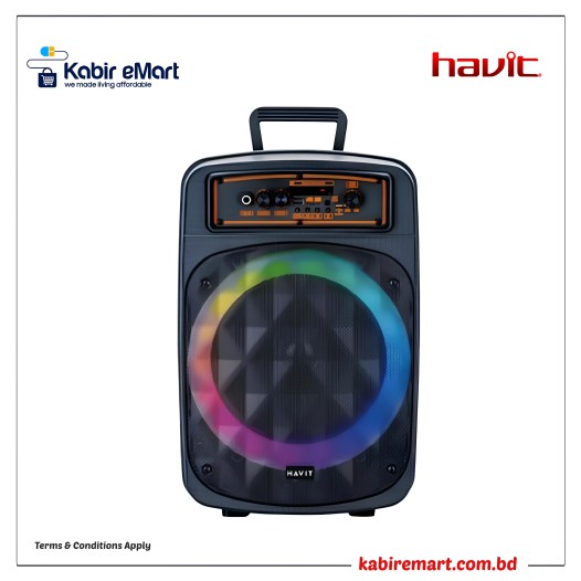 Havit SF124BT Bluetooth RGB Light Speaker with Microphone