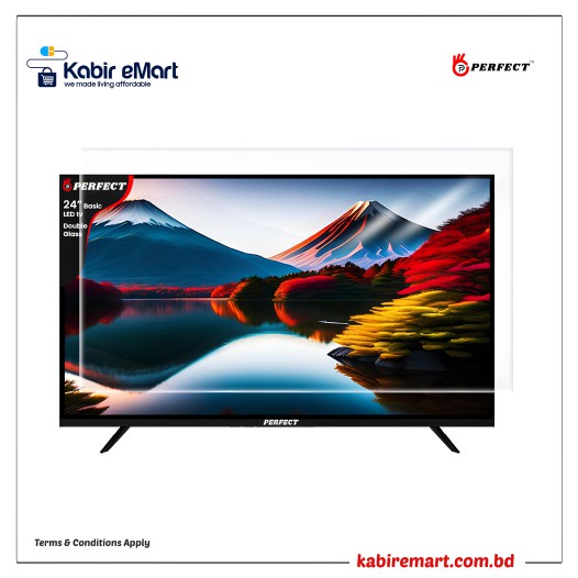 Perfect 24 INCH Basic LED TV Double Glass