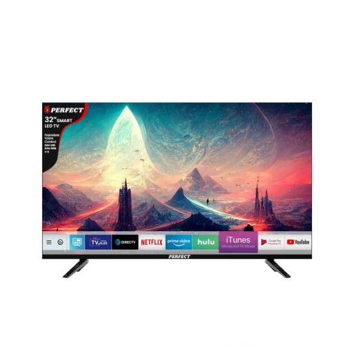 Perfect 32 INCH Smart LED TV Frameless, Voice Control