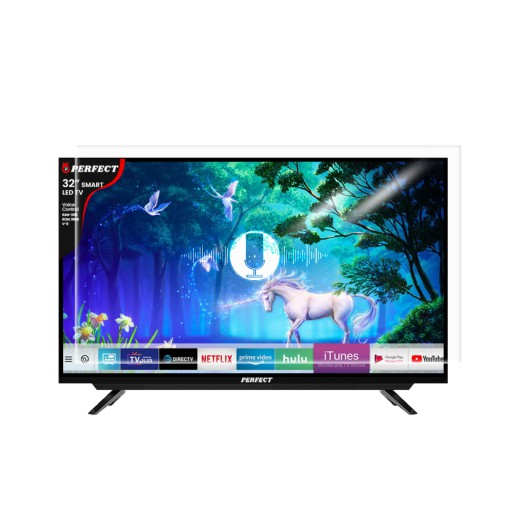 Perfect 32 Inch Smart LED TV, Eye Protective, Voice Control