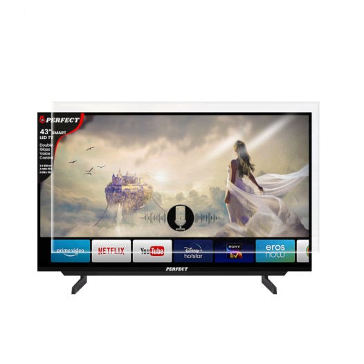 Perfect 43 INCH Smart LED TV, Eye Protective, Voice Control