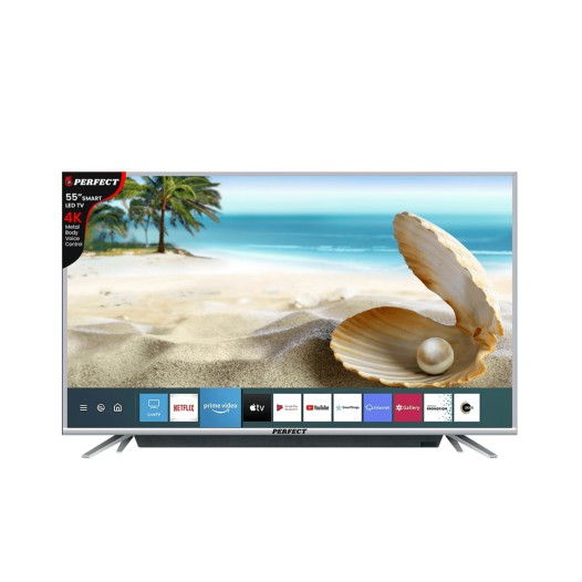 Perfect 55 INCH Smart 4K LED TV, Metal Body, VC