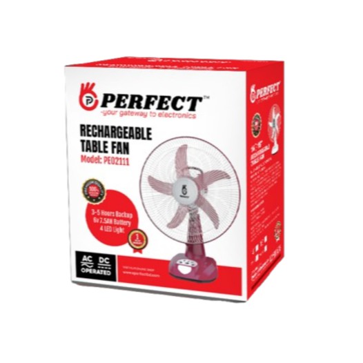 Perfect 14” Rechargeable Fan