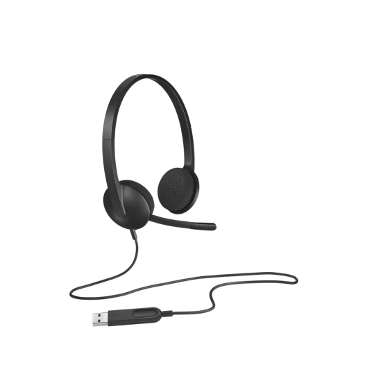 Logitech H340 Stereo USB Headset with Microphone